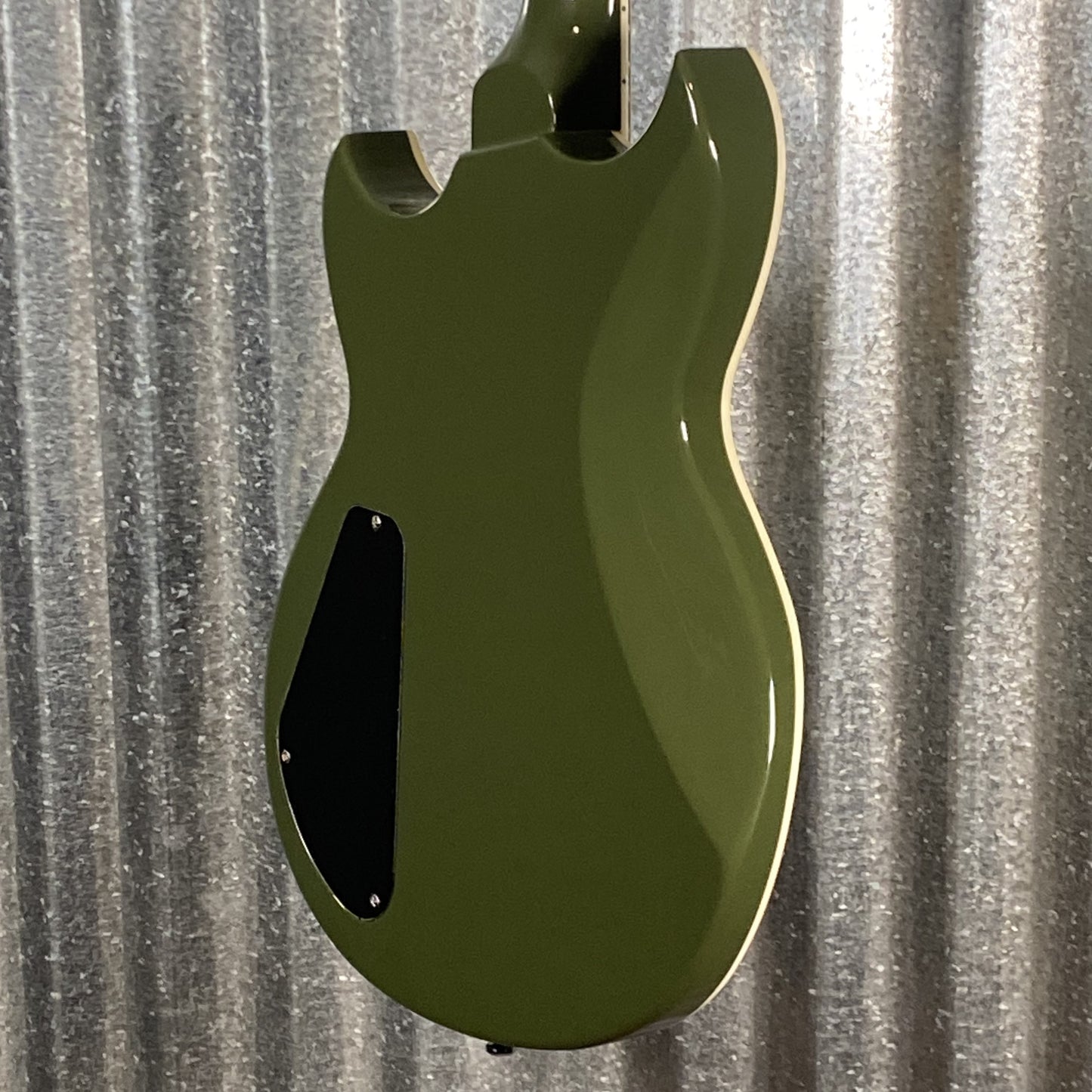 Reverend Sensei H90 Army Green Guitar #66176