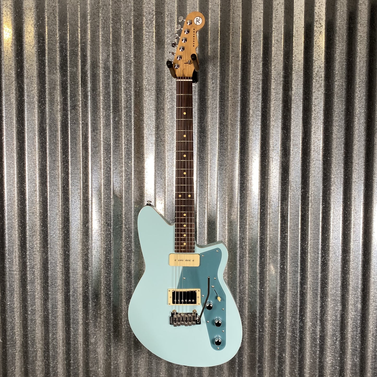 Reverend Double Agent W Chronic Blue Guitar & Bag #56086