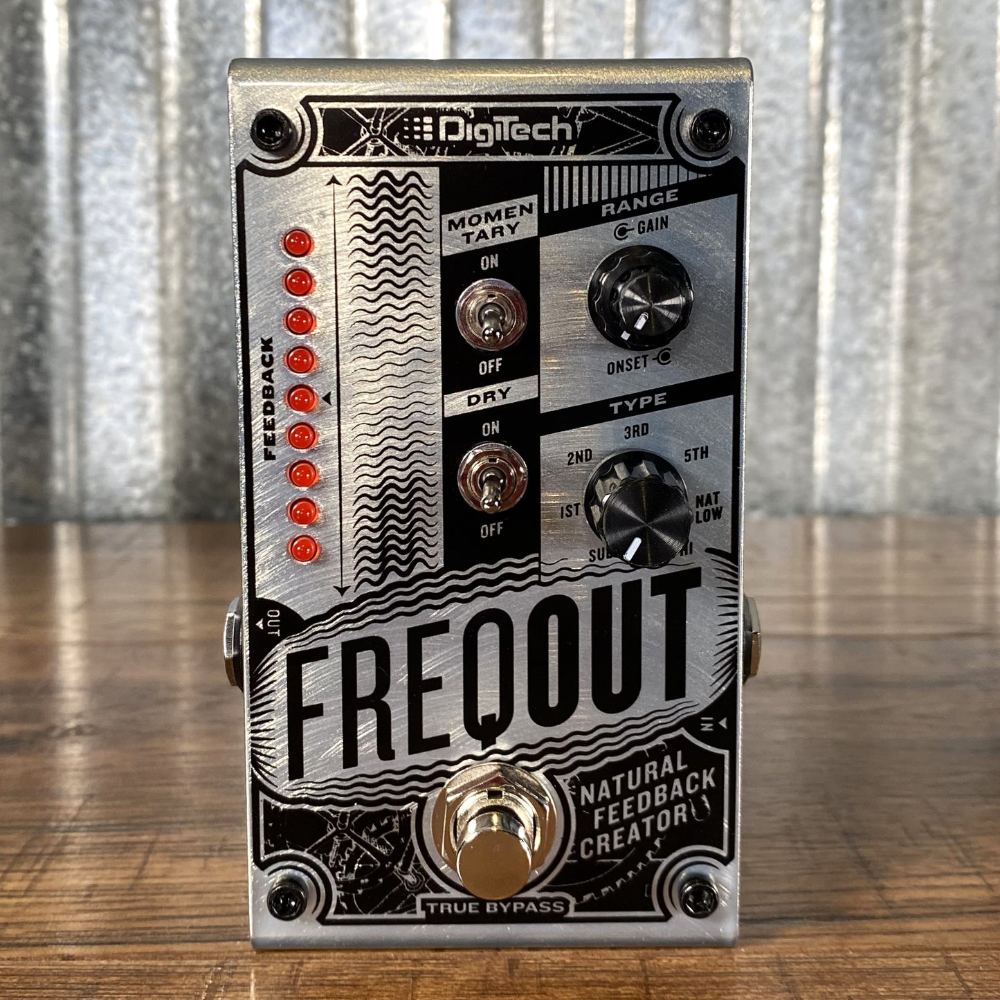 DigiTech FreqOut Frequency Dynamic Feedback Generator Guitar Effect Pedal