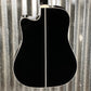 Takamine GC34CE Black Cutaway Acoustic Electric Guitar & Bag #2935