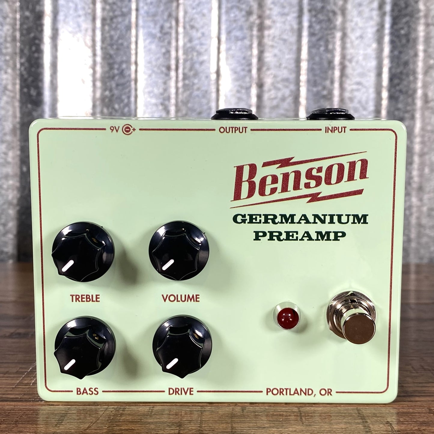 Benson Amps Germanium Preamp Distortion Guitar Effect Pedal