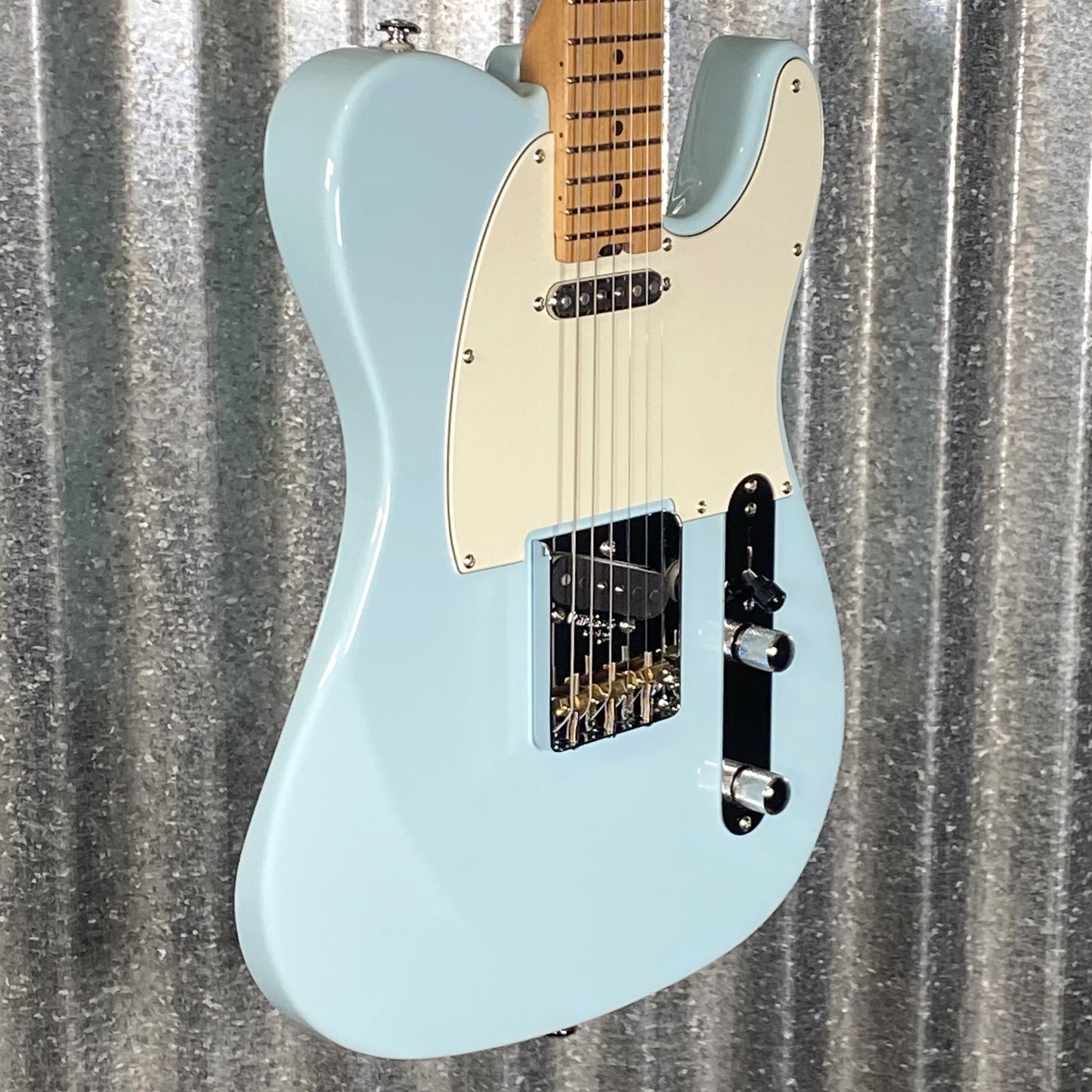 Musi Virgo Classic Telecaster Baby Blue Guitar #0643 Used