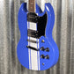 Westcreek Guitars Racer SG Offset Style Blue #0107 Used