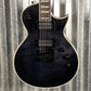 ESP LTD EC-1000 Evertune Flame See Thru Black Seymour Duncan Guitar EC1000ETFMSTBLK #2537 Used