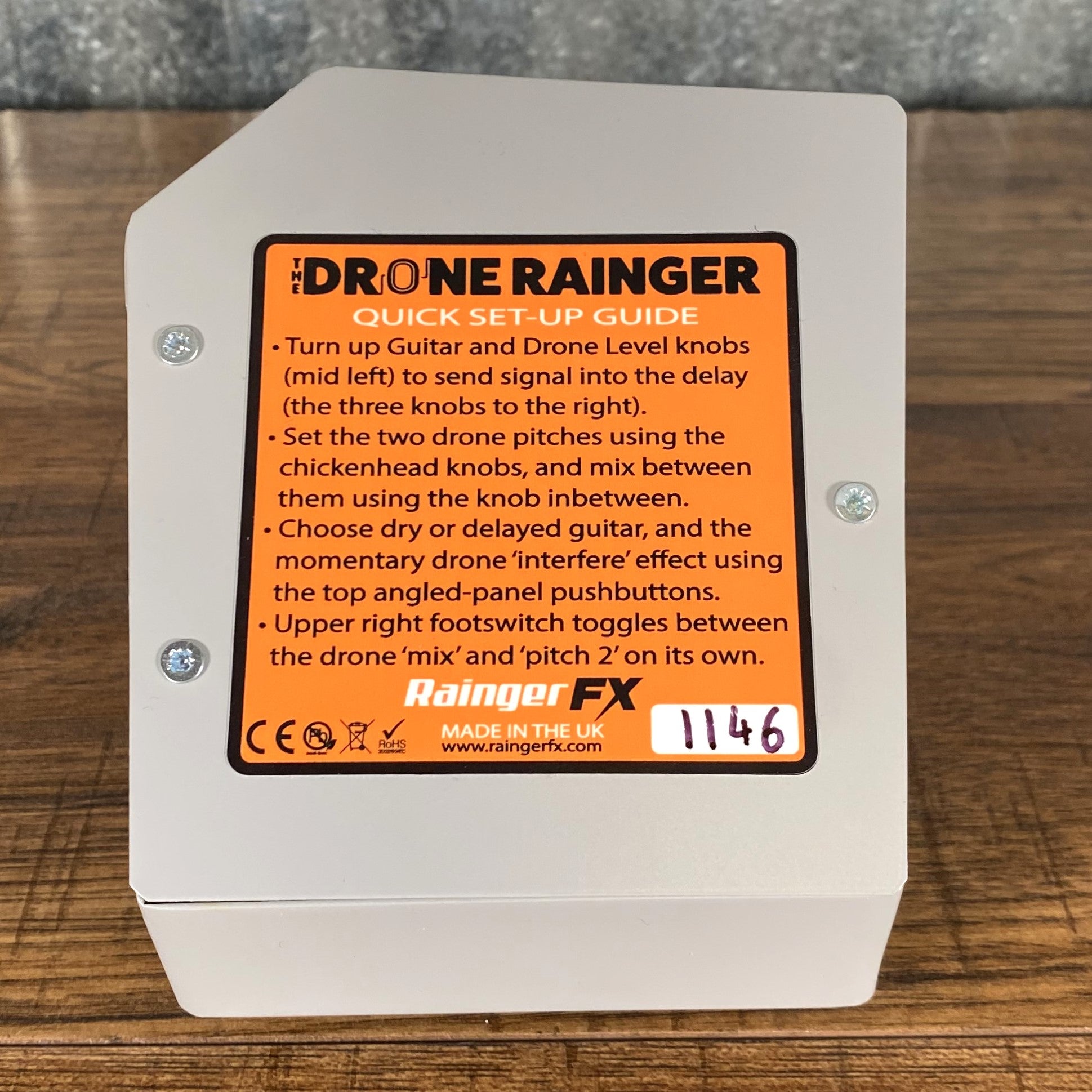 drone effect pedal Rainger FX Drone Rainger Digital Delay Guitar Effect Pedal – Specialty Traders