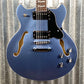 Westcreek 333 Semi Hollow Body 335 Lake Placid Blue Guitar #0879 Used