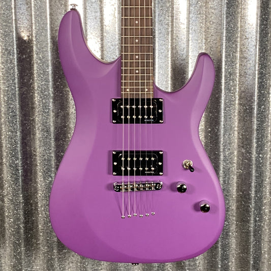 Schecter C-6 Deluxe Satin Purple Guitar #1039