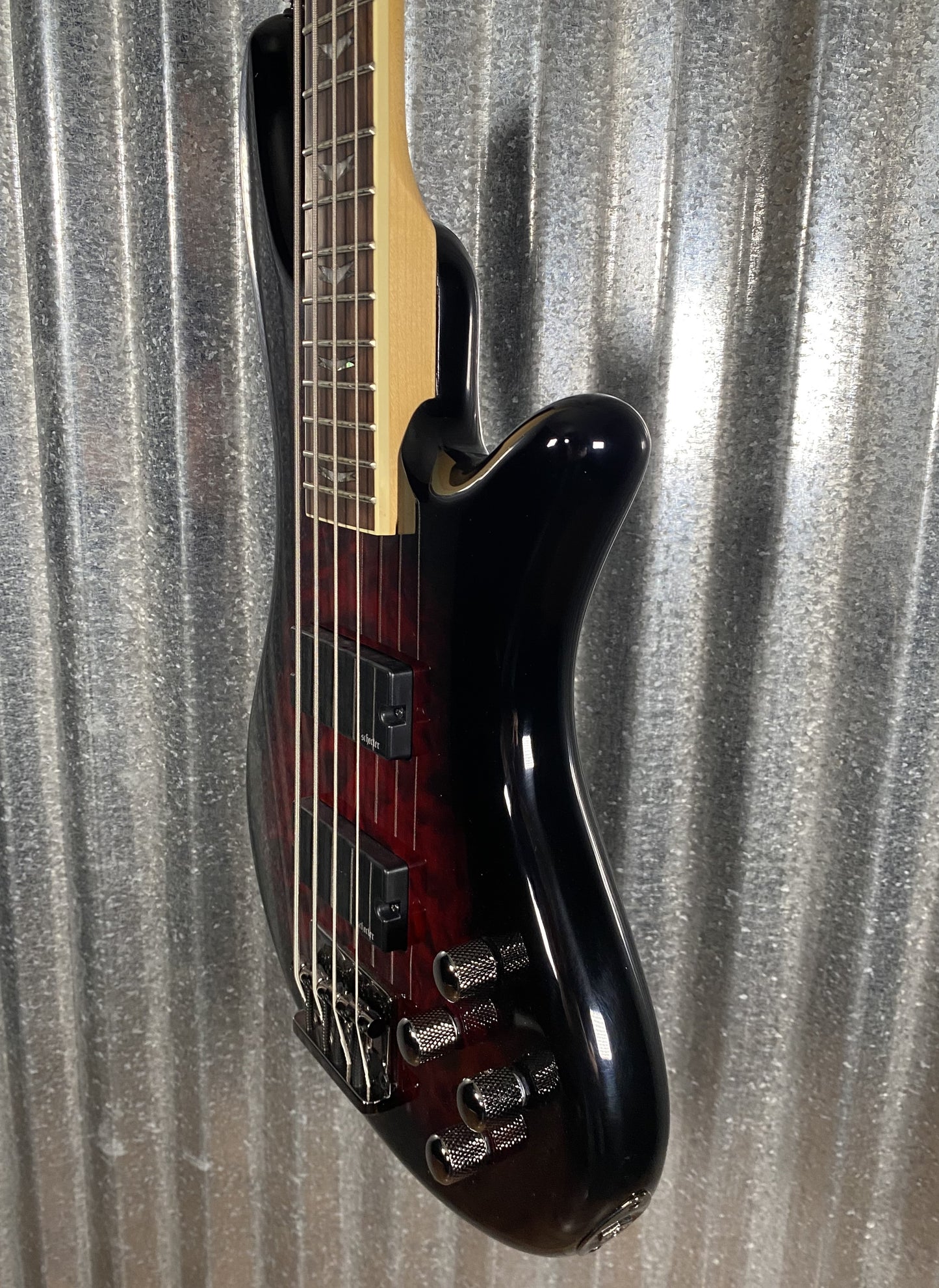 Schecter Stiletto Extreme-4 4 String Bass Black Cherry #0442
