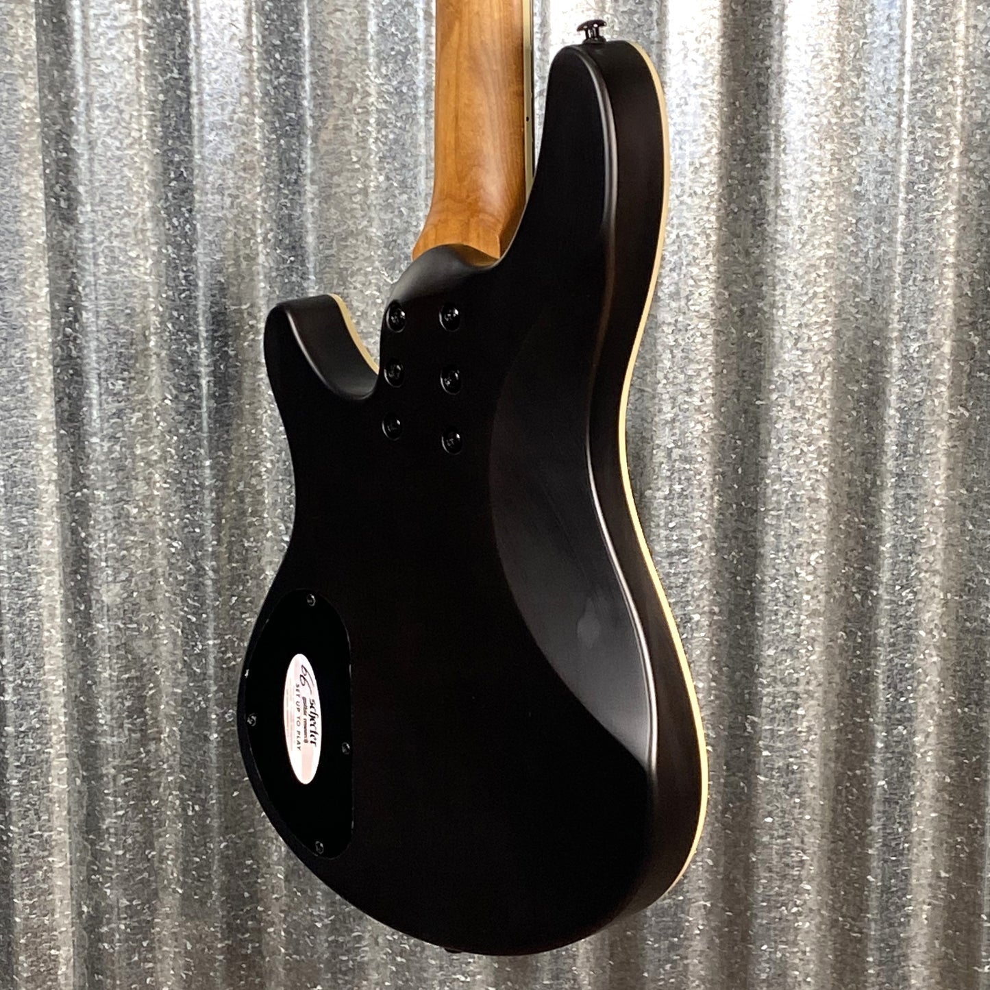 Schecter C-5 Standard Charcoal Satin 5 String Bass #1008 Blem