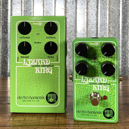 bass octave fuzz pedal Electro Harmonix Lizard King Bass Octave Fuzz Pedal