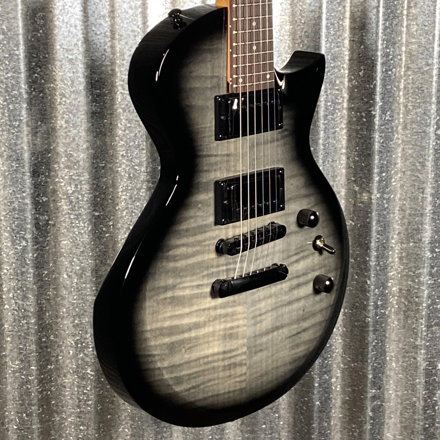 ESP LTD EC-200DX Charcoal Burst Electric Guitar LEC200DXBLB #0421