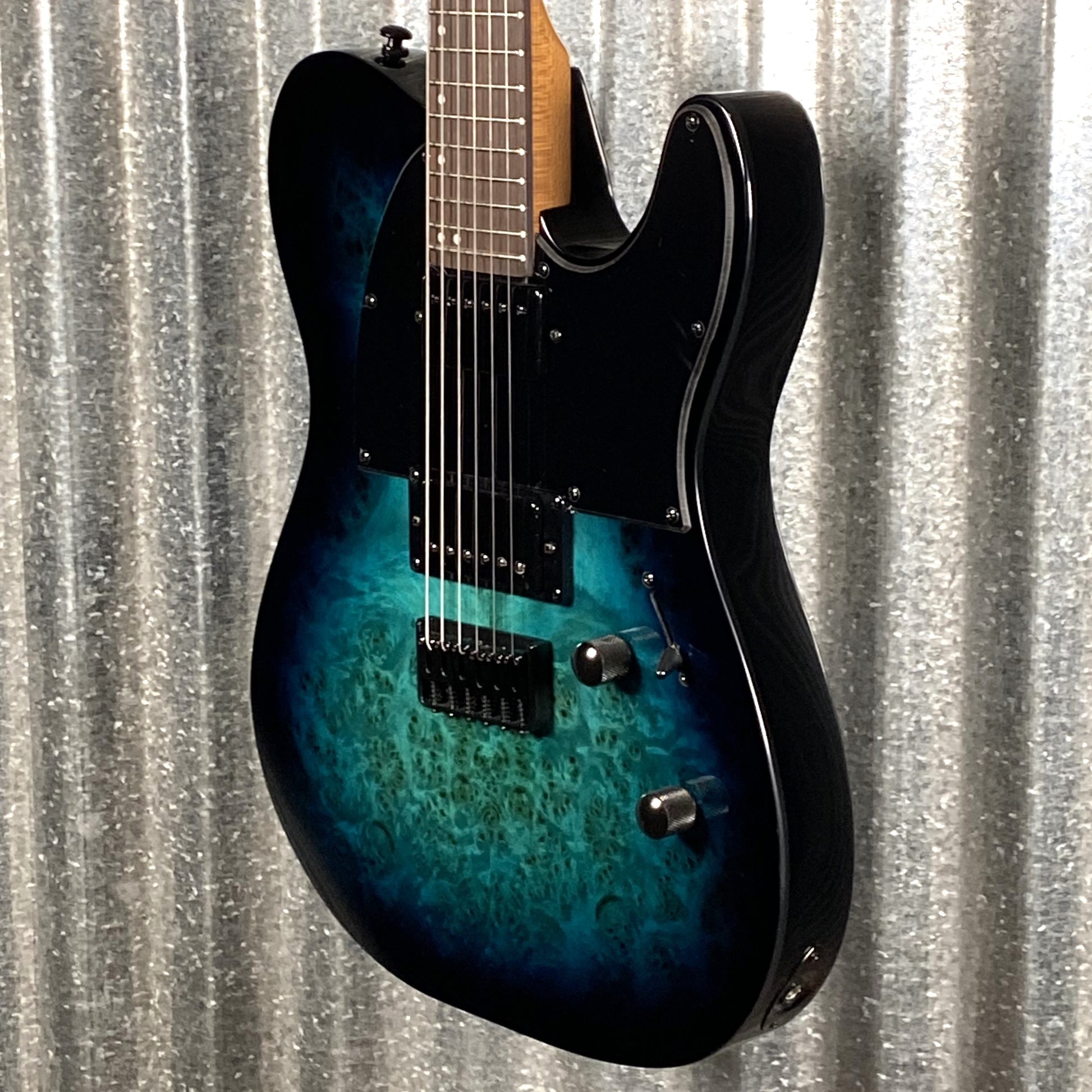 esp ltd te 200 tobacco sunburst TE-200 ESP LTD TE-200DX Transparent Blue