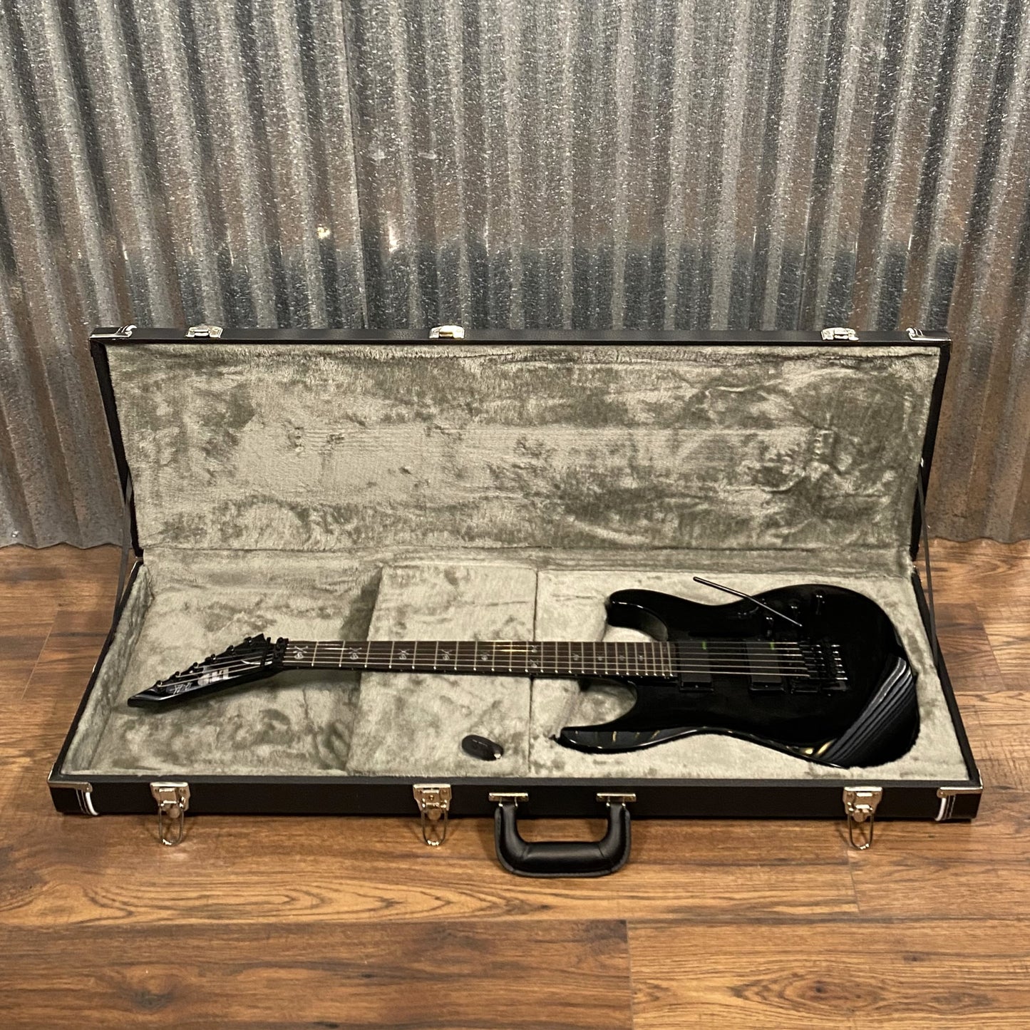 ESP LTD KH-602 Kirk Hammett EMG Black Guitar & Case LKH602 #1373 Used