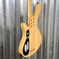 Schecter Reaper 4 String Bass Poplar Burl Top Natural Satin #2113