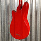 Reverend Sentinel Short Scale 4 String Bass Single Pickup Trans Cherry #64138 Blem