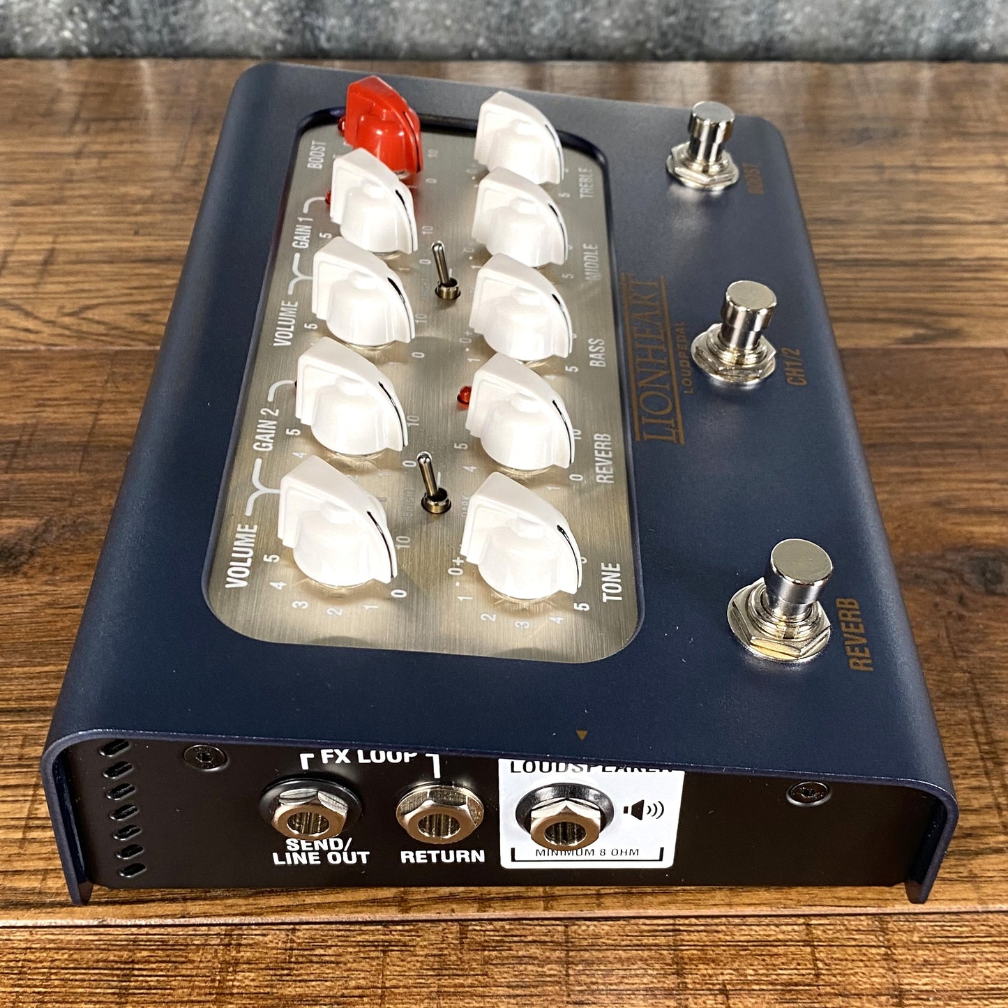 Laney BCC-LOUDPEDAL-LTQ Lionheart Tom Quayle 60 Watt 2 Channel Amplifier Guitar Effect Pedal Demo