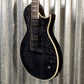 ESP LTD EC-1000 Piezo Bridge Quilt Top See Through Black Guitar #0260 Used