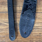 Levy's M4WP-007 3" Padded Embossed Leather Guitar Bass Strap Black