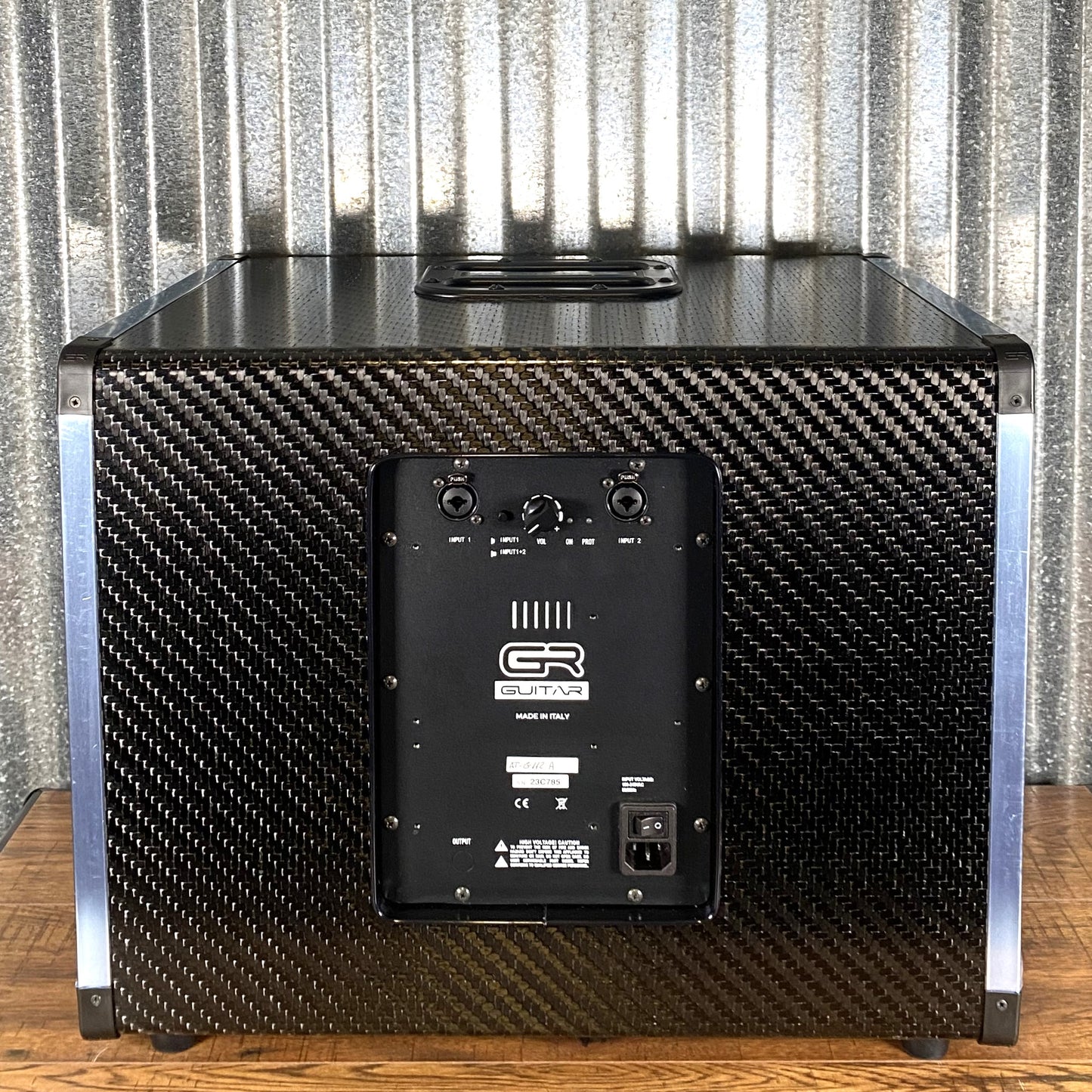 GR Guitar AT G112A FRFR Flat Response 1x12" Active 300 Watt Carbon Fiber Guitar Amplifier Speaker Cabinet