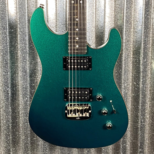 G&L USA Legacy HH RMC Emerald Green Metallic Guitar & Case #0297 Used