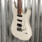 Musi Capricorn Fusion HSS Superstrat Pearl White Guitar #0176 Used