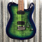 Musi Virgo Fusion Telecaster HH Deluxe Tremolo Greenburst Guitar #5050 Used