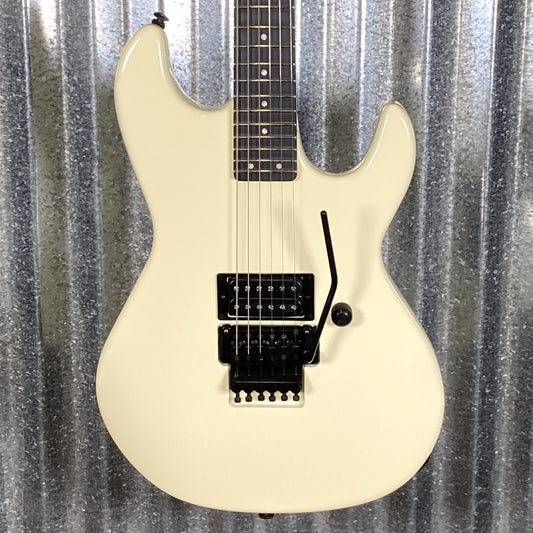G&L USA Rampage 24 Floyd Rose Ebony Ivory Guitar & Bag #5092