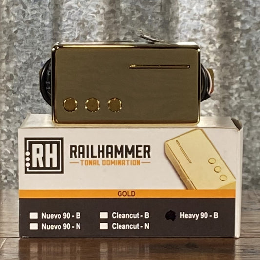 Railhammer Heavy 90 Bridge Gold Humcutter Guitar Pickup