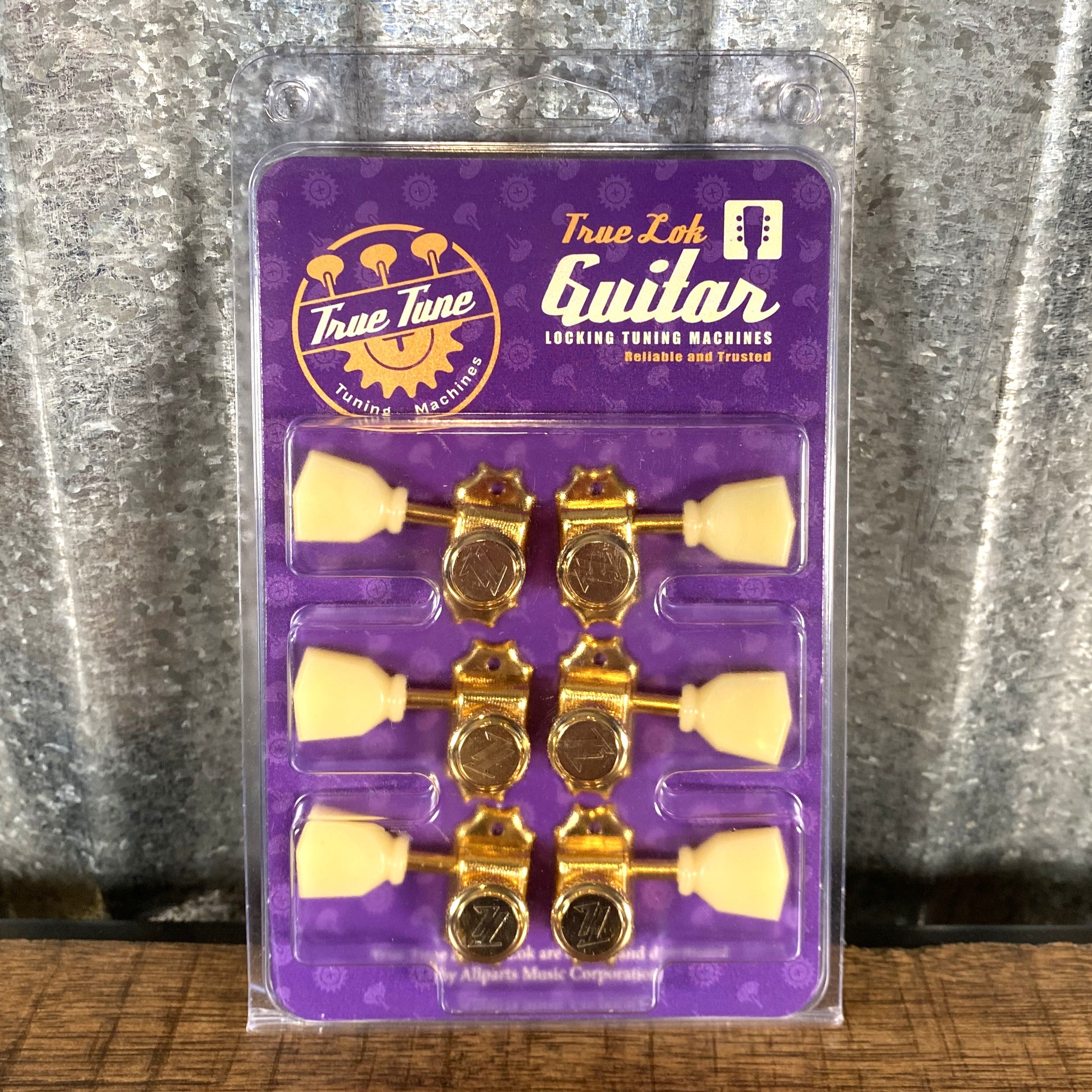 True Locking True Lok TK-7111-002 Vintage Style Locking Tuners 3x3 Gold – Specialty ...
