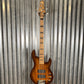 G&L USA Custom Shop L-2500 5 String Bass Smoked Caramel Roasted Pine & Bag #4018