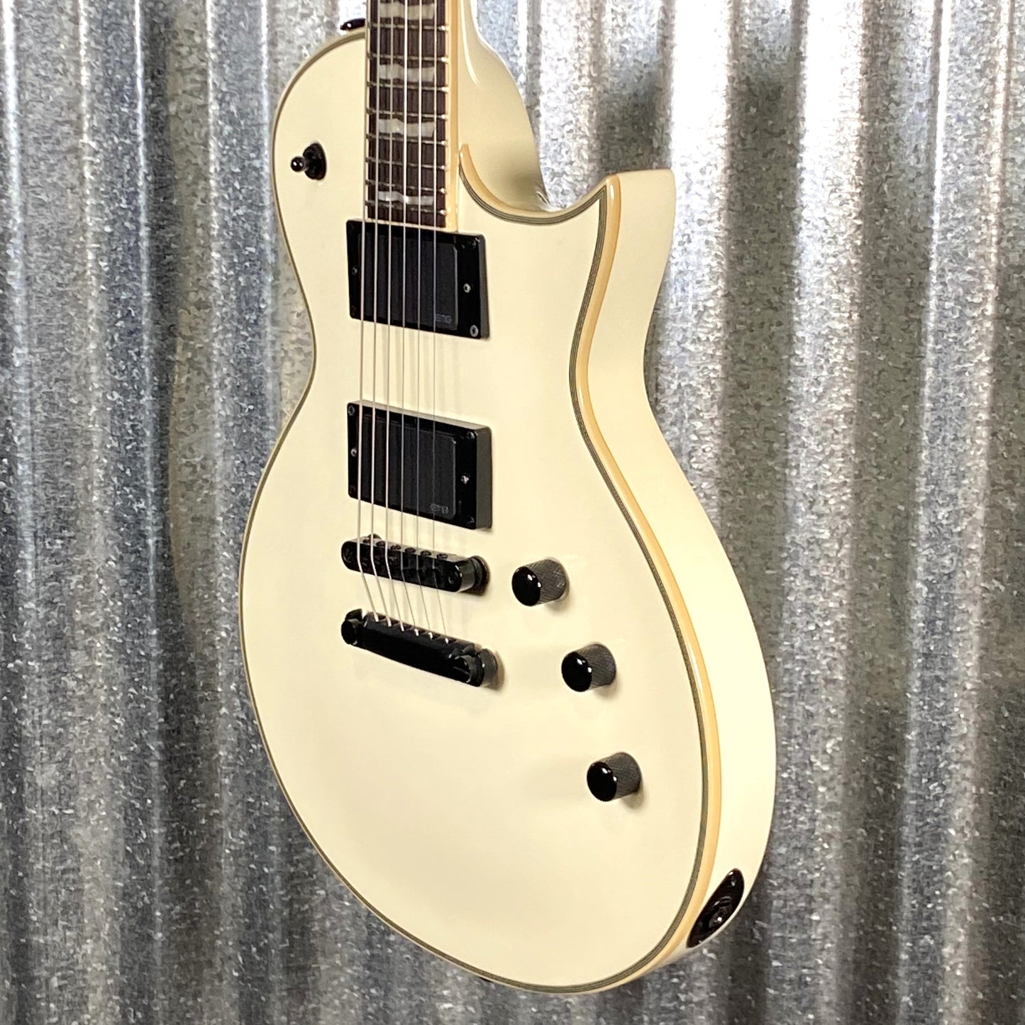 ESP LTD EC-401 Olympic White EMG Guitar LEC410OW #0424 Used