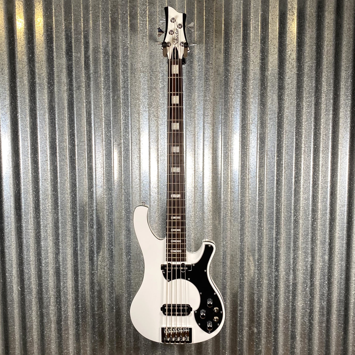 Schecter Stargazer 5 String Bass White #0667