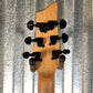 Schecter C-1 Standard Black Fade Burst Burl Left Hand Guitar #0098