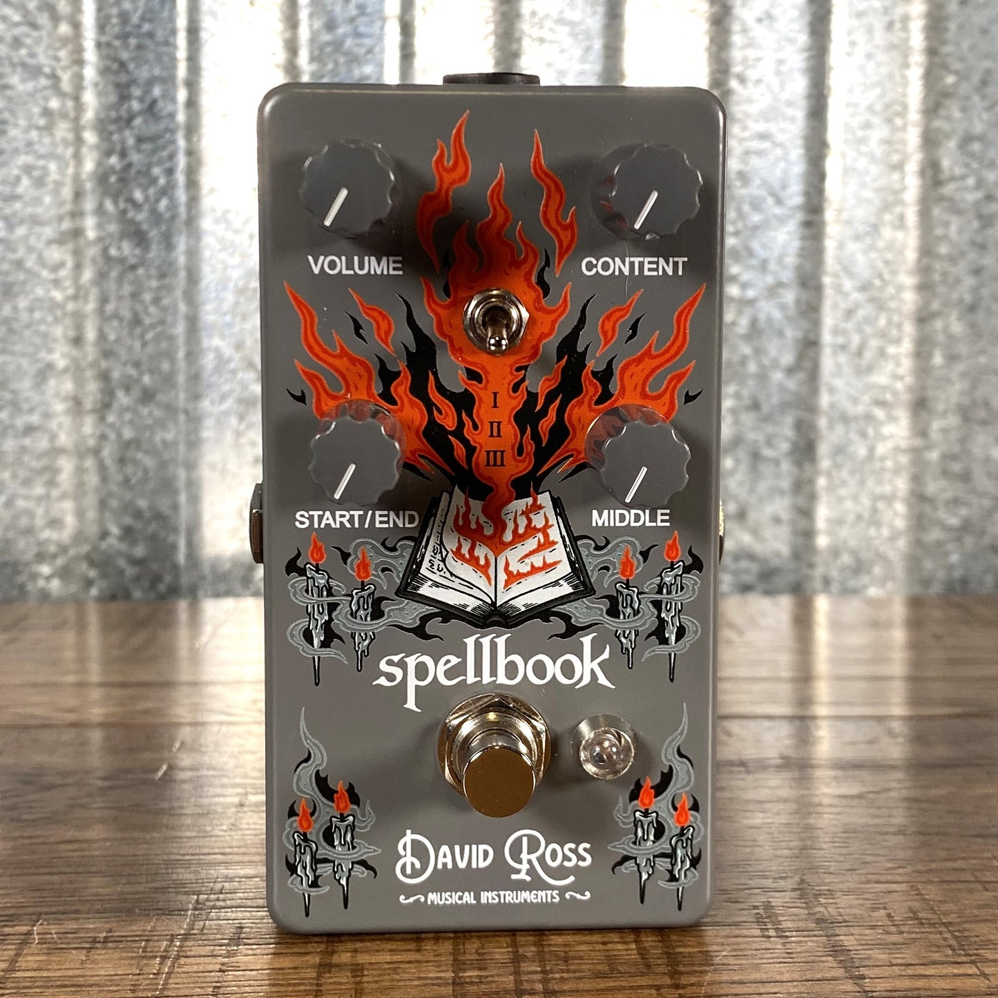 David Ross Spellbook Self Oscillating Fuzz Distortion Guitar Keyboard Effect Pedal Used