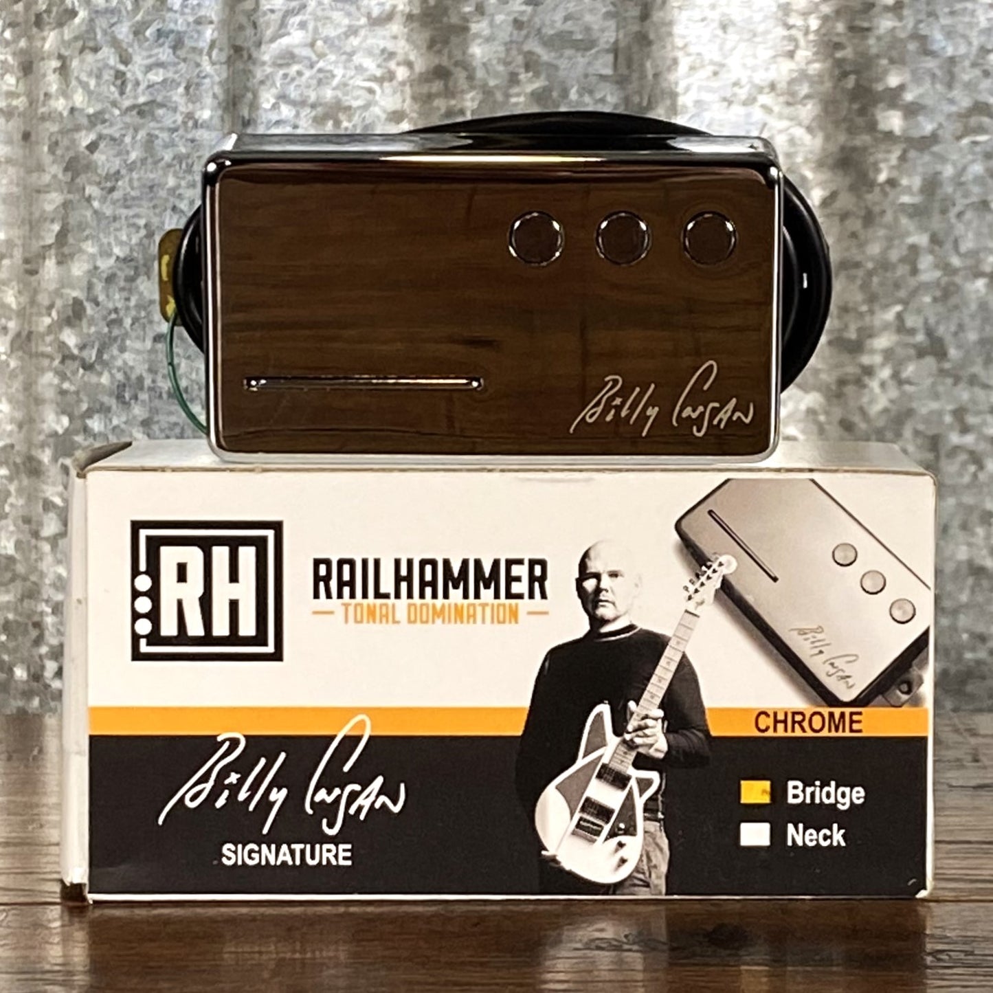 Railhammer Billy Corgan Bridge Chrome Humcutter Guitar Pickup