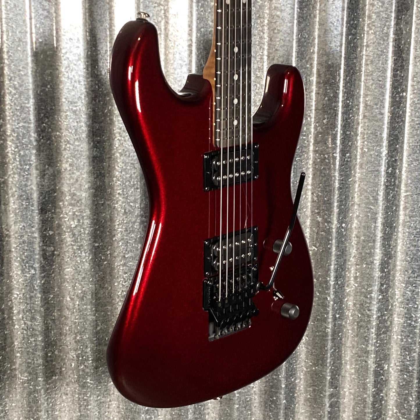 G&L USA Custom Shop Legacy HH RMC Ruby Red Metallic Guitar & Bag #0013