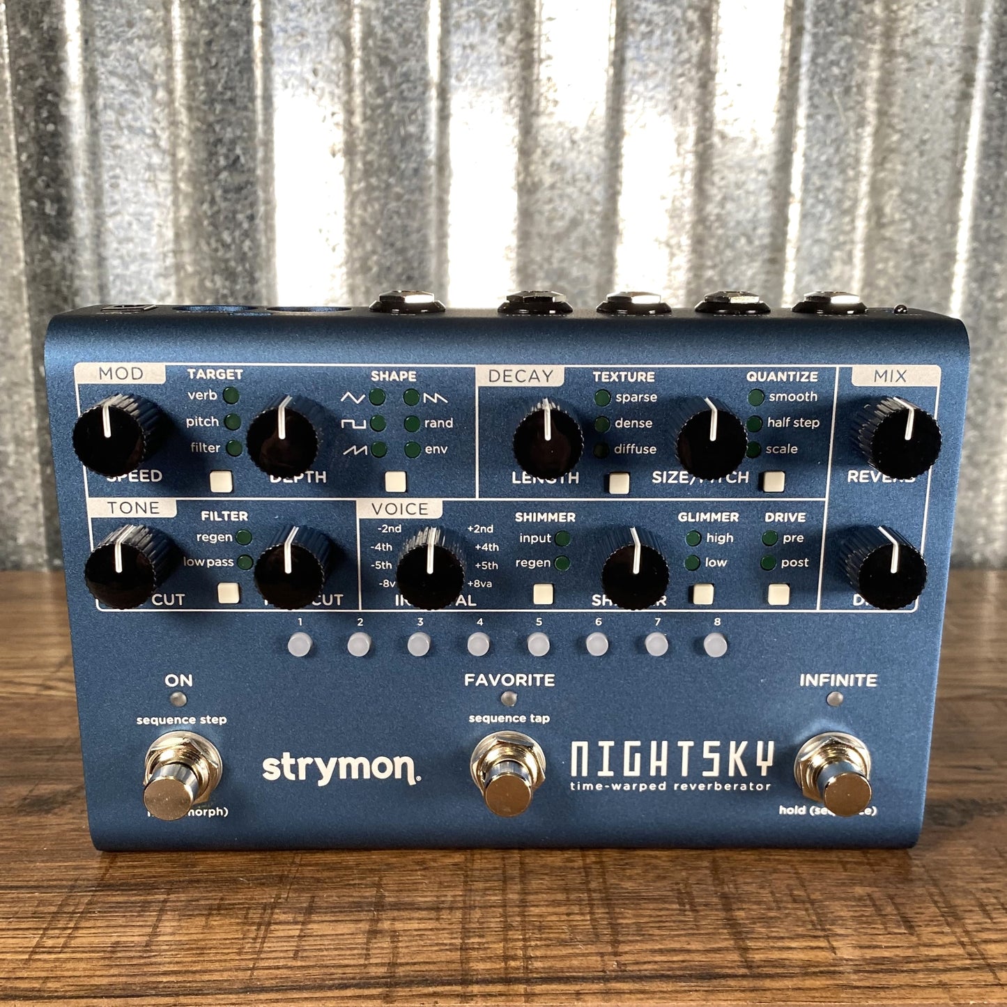 Strymon NightSky Reverb Guitar Effect Pedal Demo