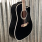 Takamine EF381SC Cutaway 12 String Acoustic Electric Guitar Black & Case Japan #0260