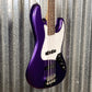 G&L USA JB 4 String Bass Royal Purple Metallic Empress & Bag #9150