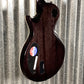 ESP LTD EC-1000 Piezo Bridge Quilt Top See Through Black Guitar #0255 Used