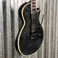 ESP LTD EC-1000FR Floyd Rose Black Satin Guitar LEC1000FRBLKS #0485 Used