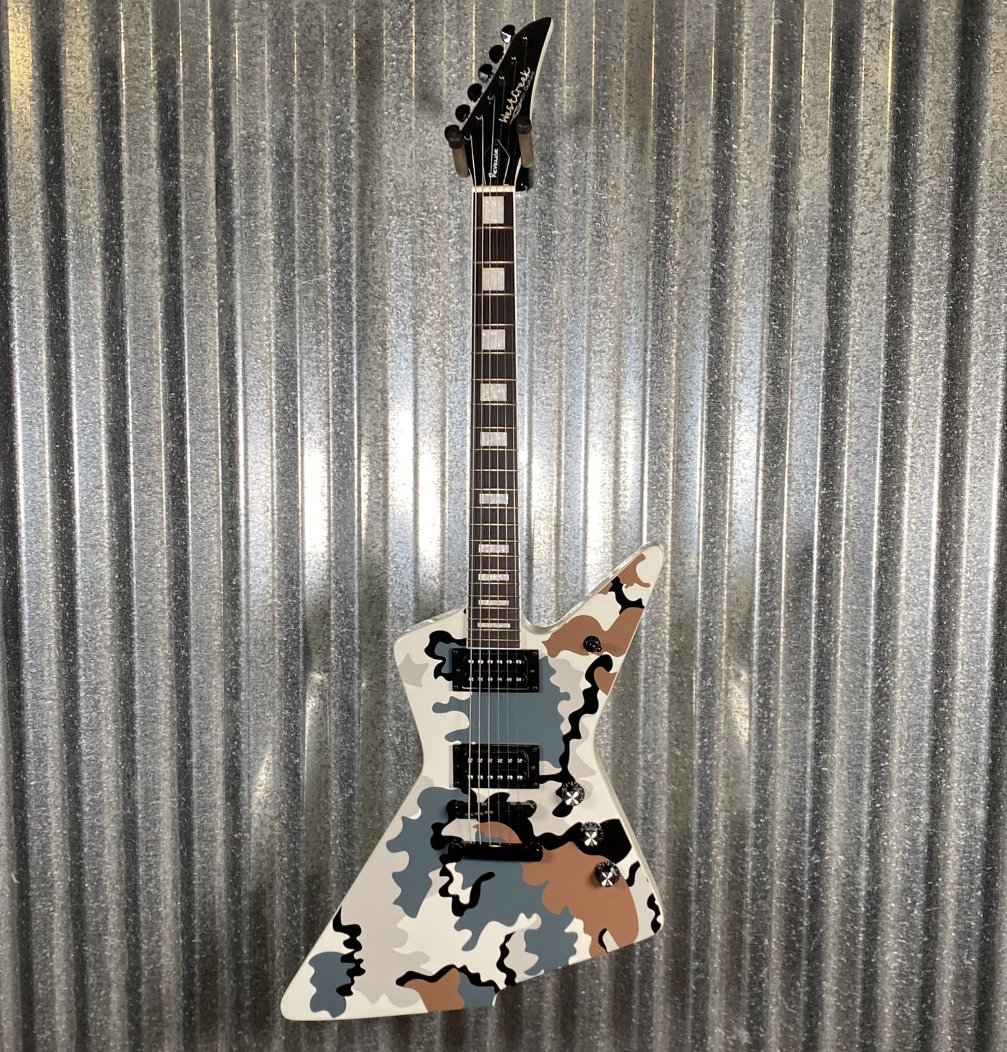 Westcreek Guitars Revenge Explorer Style Camo #0003 Used