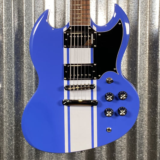 Westcreek Guitars Racer SG Offset Style Blue #0068 Used