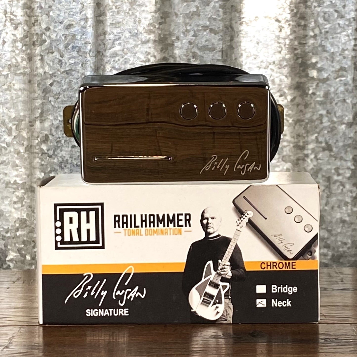 Railhammer Billy Corgan Neck Chrome Humcutter Guitar Pickup