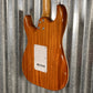 Jet JS600TRS HSS Strat Style Guitar Flame Top Transparent Red Fade #0003 Blem