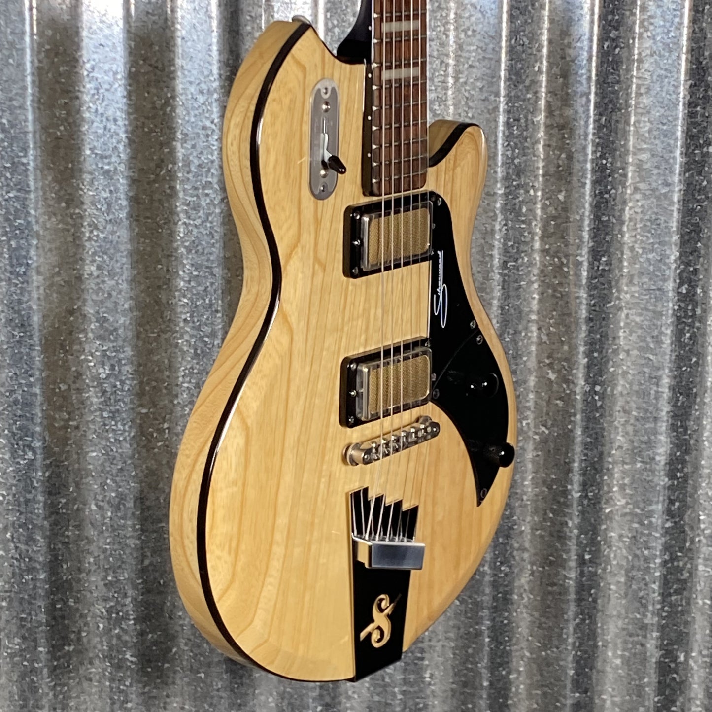 Supro 1296AN Silverwood Natural Ash Guitar & Bag #0665 Blem