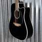 Takamine GC34CE Black Cutaway Acoustic Electric Guitar & Bag #2935