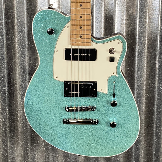 Reverend Chris Freeman Turquoise Sparkle Guitar #61337