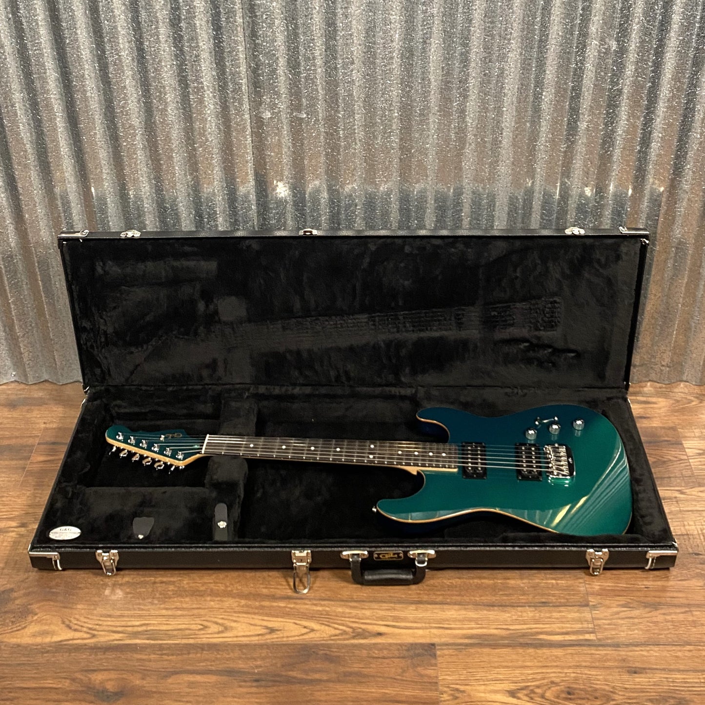 G&L USA Legacy HH RMC Emerald Green Metallic Guitar & Case #0297 Used