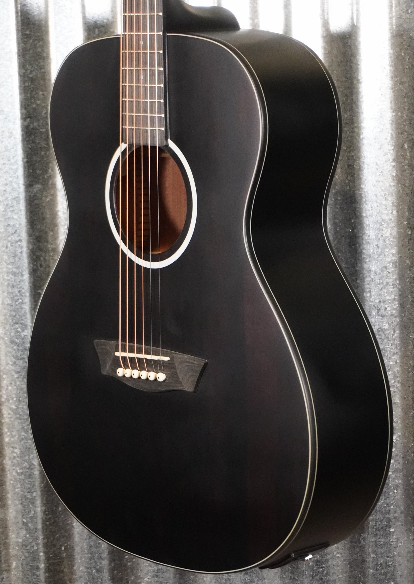 Washburn Deep Forest Ebony FE Acoustic Electric Guitar DFEFE-U #5953